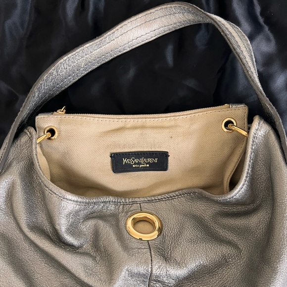 Yves Saint Laurent — Vintage Rive Gauche Capri Leather Bag - Picture 4 of 10